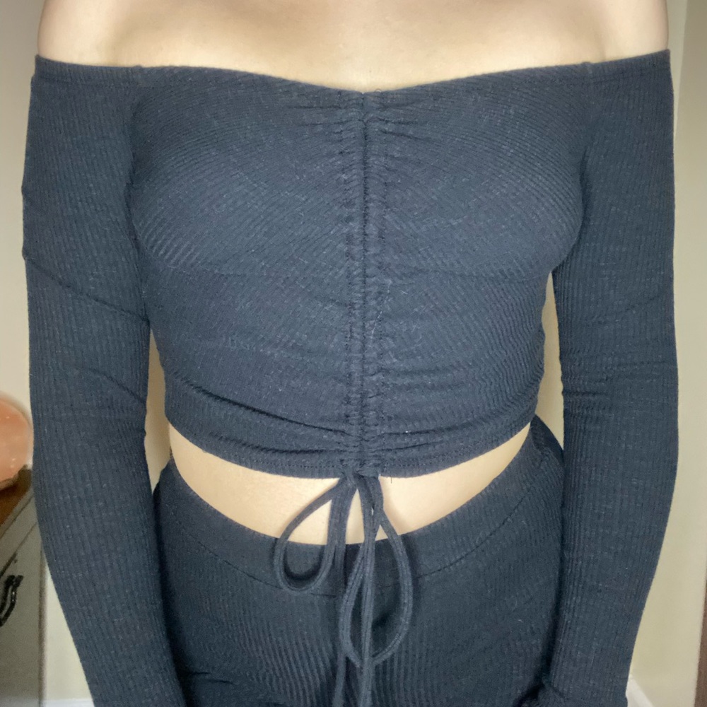 Black Fashionnova two-piece set